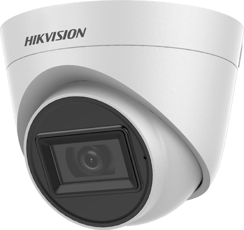 DS-2CE78H0T-IT3FS Cámara Domo Turbo, HIKVISION resolución 5MP, lente fijo, IR 40 mts, CON MICRÓFONO INCORPORADO
