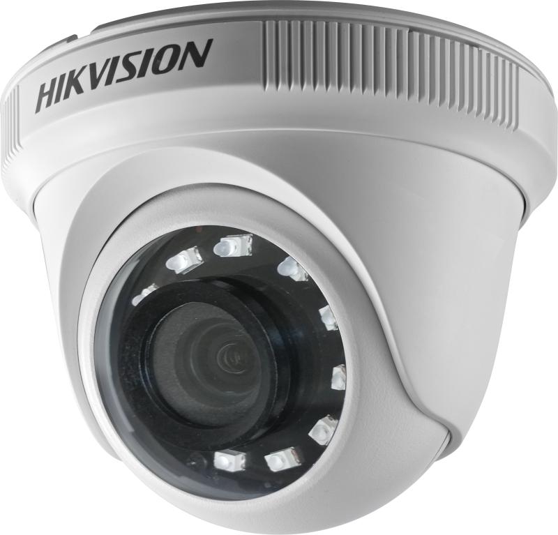 DS-2CE56D0T-IRPF Cámara Turbo Domo HIKVISION 2MP, lente fijo,  IR 20mts