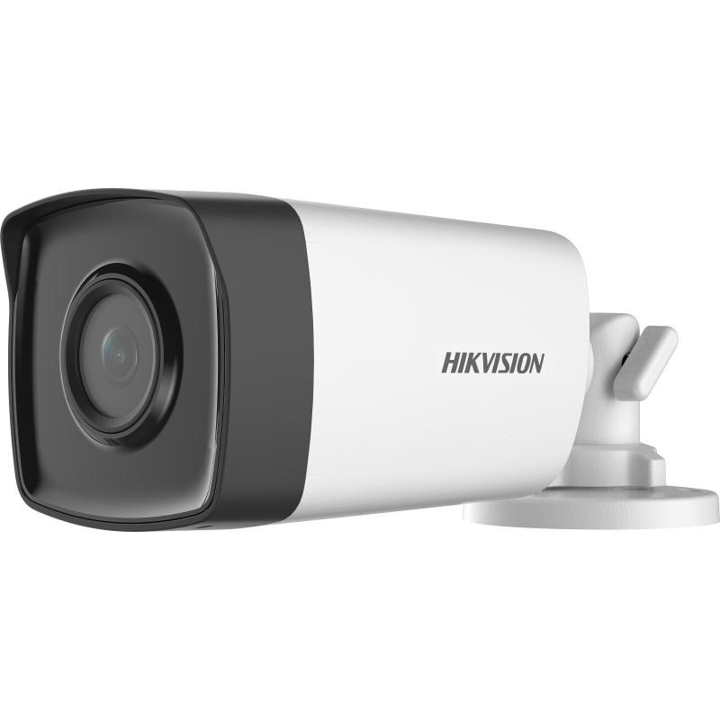 DS-2CE17H0T-IT3FS Cámara Bala Turbo, HIKVISION resolución 5 MP, lente fijo, IR 40 mts, CON MICRÓFONO INCORPORADO