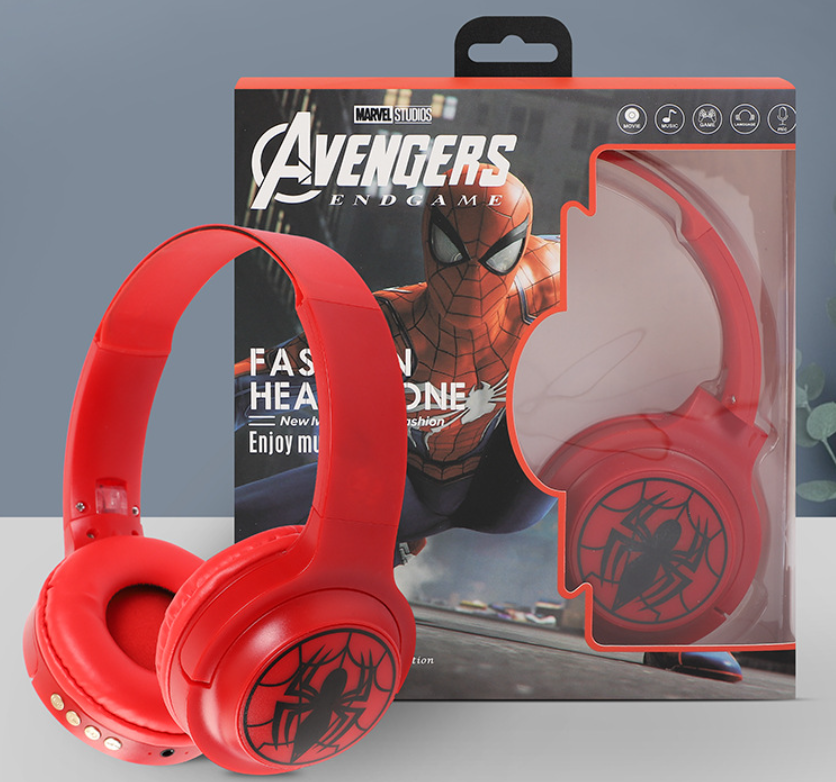 Audifono Bluetooth diadema spiderman