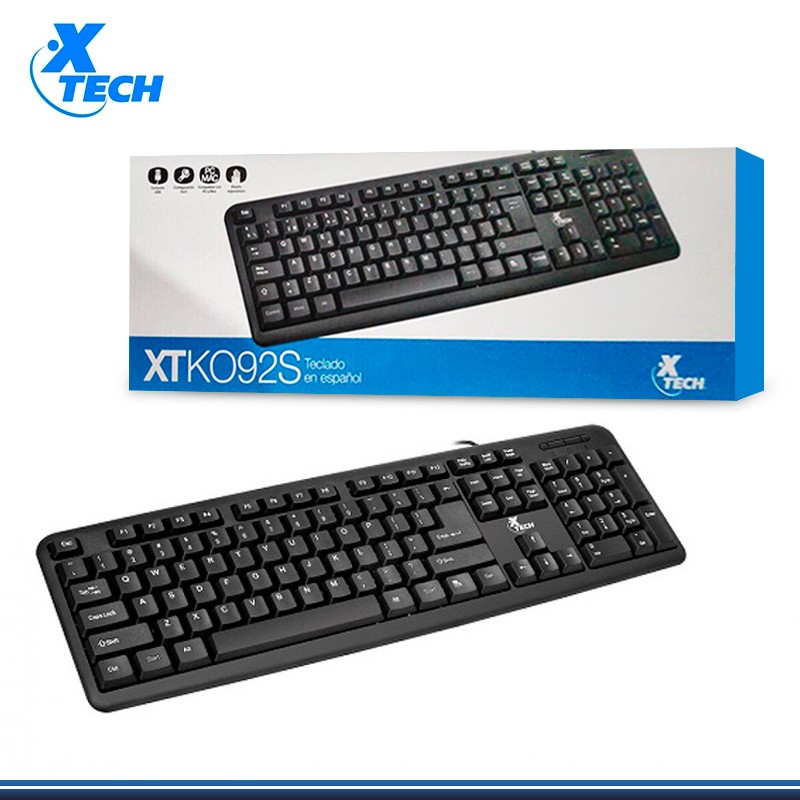 XTK092S TECLADO EN ESPAÑOL XTECH