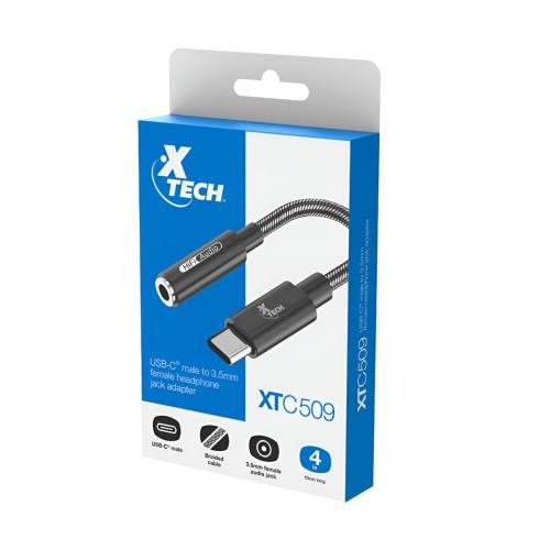 ADAPTADOR PARA AUDIFONOS USB-C A JACK 3.5