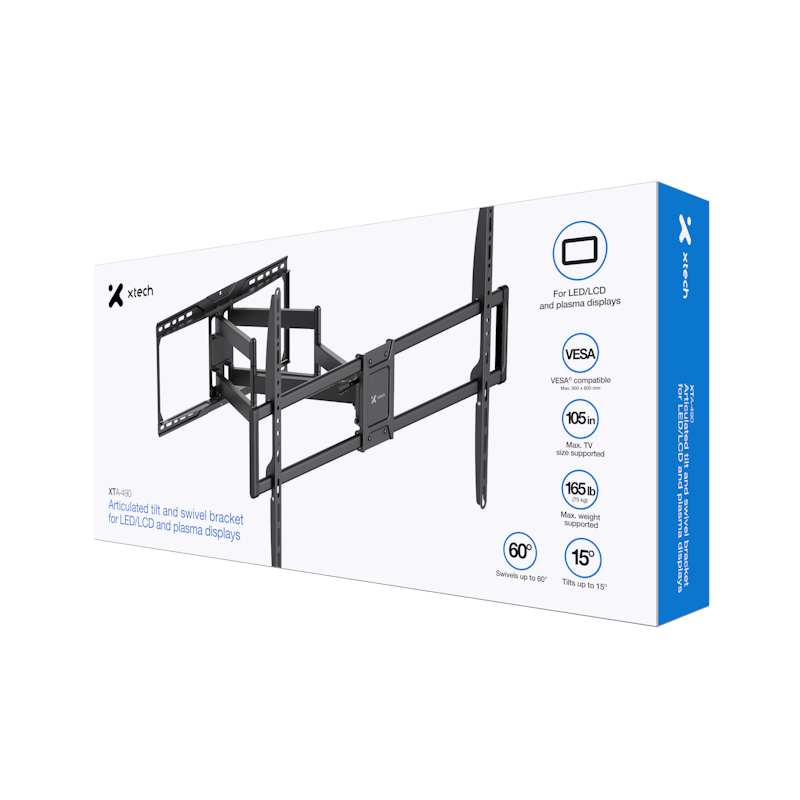 Xtech Bracket Articulated Tilt/Swivel50-105 LCD/LED XTA-490|XTA-490