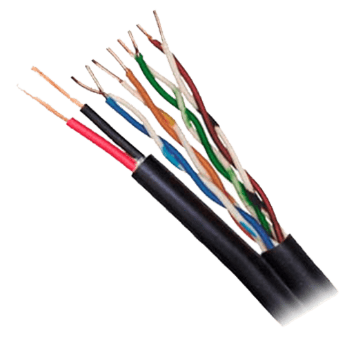UTP  PARA EXTERIOR CON CABLE DE ENERGIA  cat5 por metro