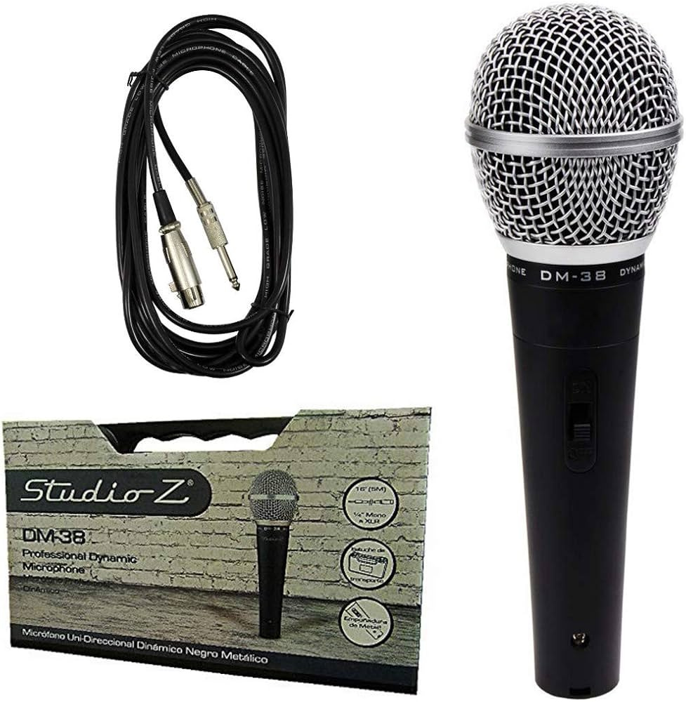 Micrófono de mano marca Studio Z modelo DM-38