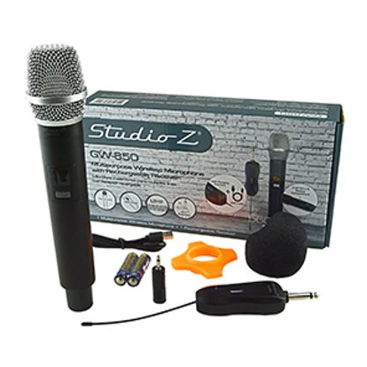 Micrófono inalámbrico marca Studio Z modelos GW-850