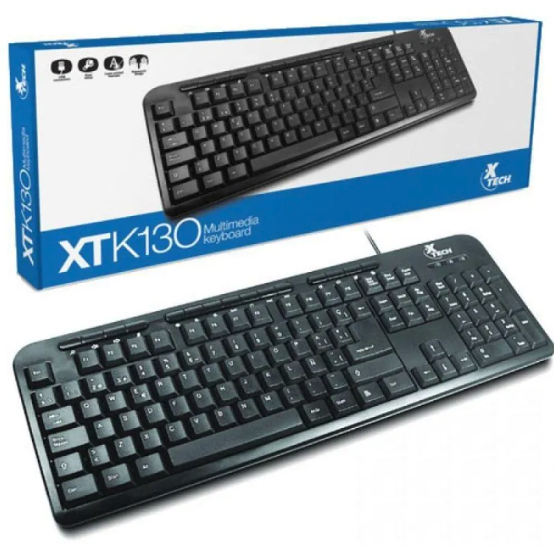 XTK130 TECLADO MULTIMEDIA KEYBOARD EN ESPAÑOL
