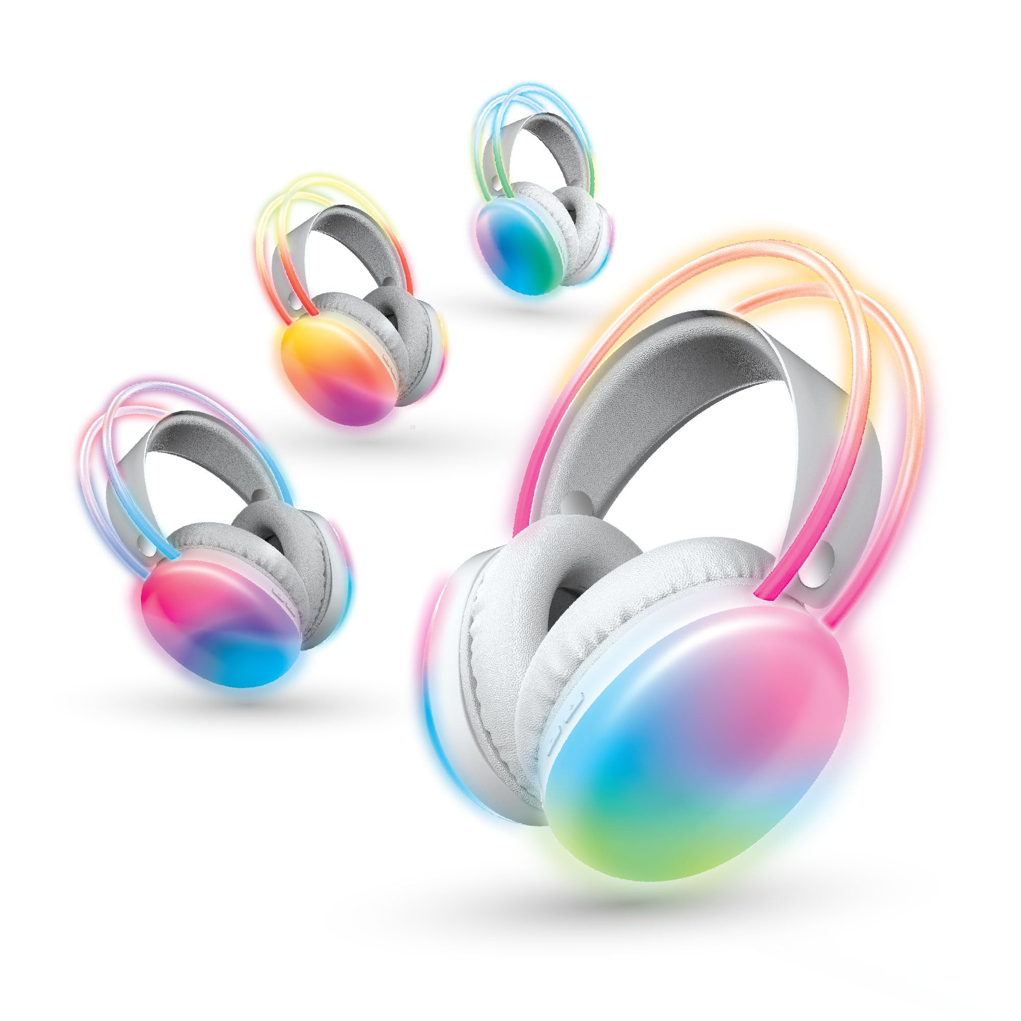 AUDIFONOS CON LUCES LED PARA NIÑO