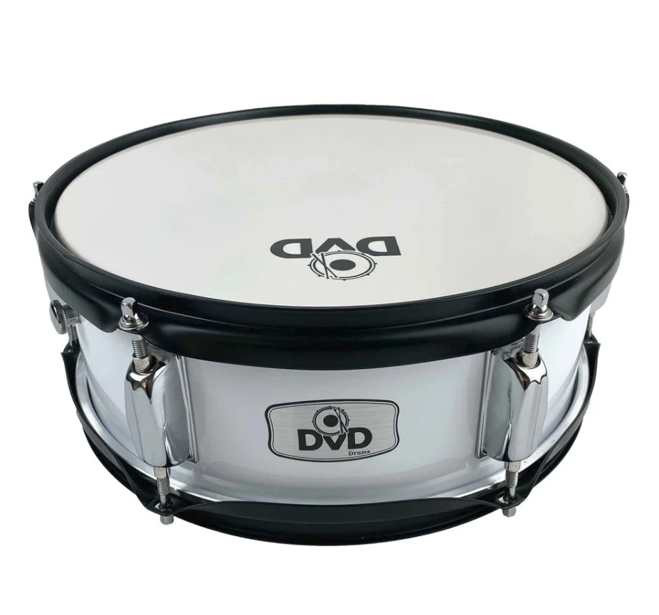 Redoblante DVD 12 X 4.5" 6 tonillos blanco