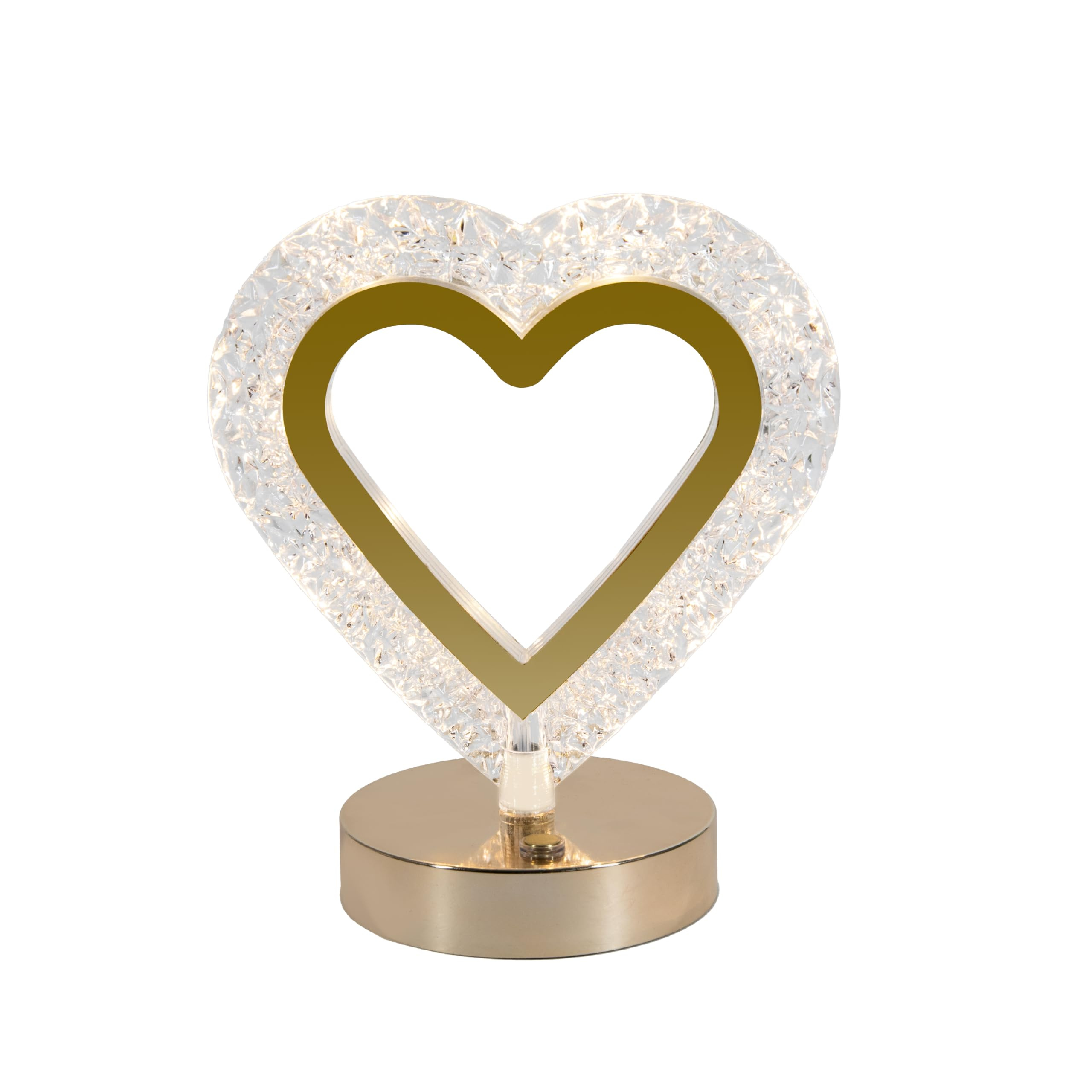 Lampara led decorativa en forma de corazón